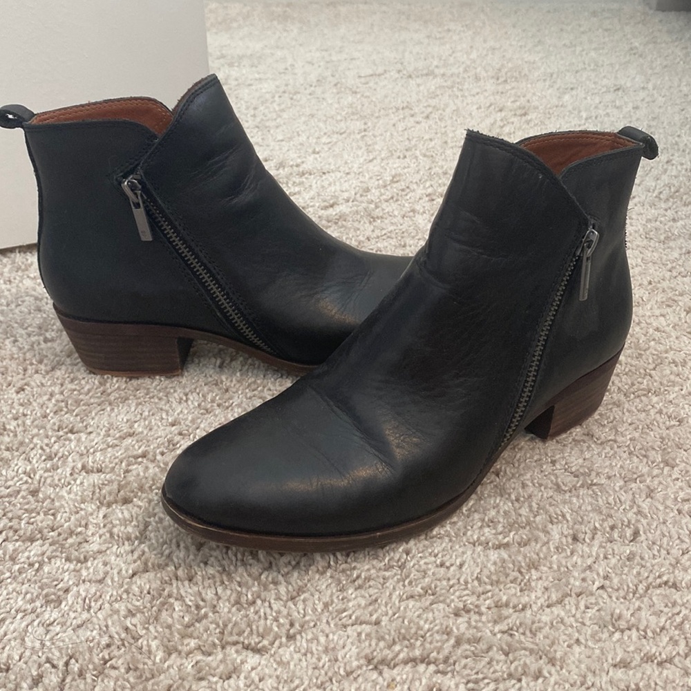 Lucky Brand black booties